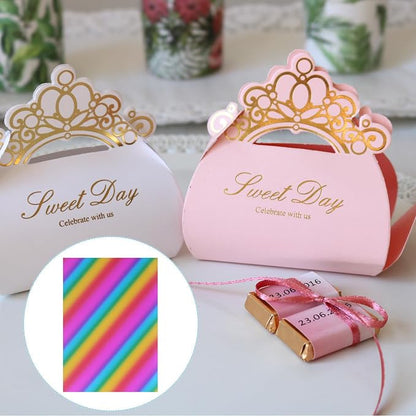 PATIKIL 11.7x8.3" Hot Stamping Foil Paper Sheet, 20 Sheets A4 Heat Transfer Hot - Image 5