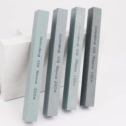 4Pcs Square Sharpening Stone Set -Grits 150#, 320# Green Silicon Carbide Honing - Image 6