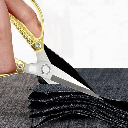 Yellow Office Scissors -Heavy Duty & All Purpose, Stainless Steel - Image 4