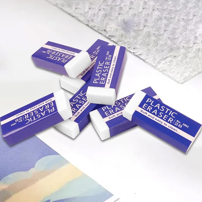 10 Pack Pencil Erasers, and Durable Erasers - Image 7
