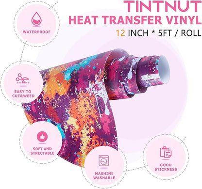 Tintnut Splash Heat Transfer Vinyl Roll - Image 2