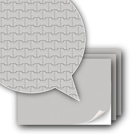 3 Sheets Self-Adhesive Decorative Film Paving Stones and Surfaces by TexturKontor