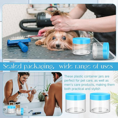 SATINIOR 12 Pack 6 oz Plastic Container Jars - Image 7