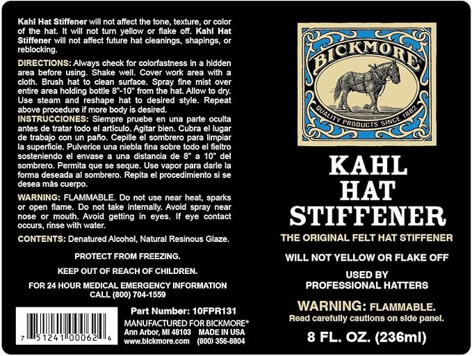 Bickmore Kahl Hat Stiffener - Image 2