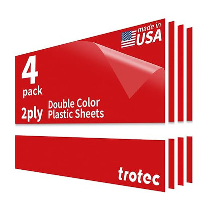 Trotec TroLase | 12"x20"x1/8", Guillotine | Made in USA by TrotecEngravingSupplies
