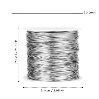 262FT Jewelry Wire 24 Gauge Tarnish-Resistant Copper Beading Wires Roll Bulk - Image 3