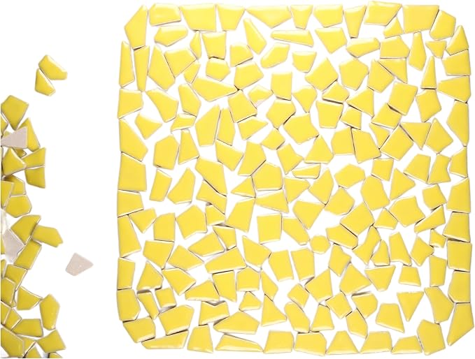Ceramic Mosaic Tiles for Crafts & Art Projects 200 Grams Vibrant Colors Pieces - Image 6