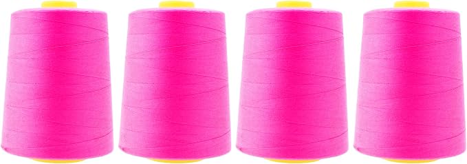 Mandala Crafts 4 Pack of Serger Threads Cones Spools by MandalaCrafts