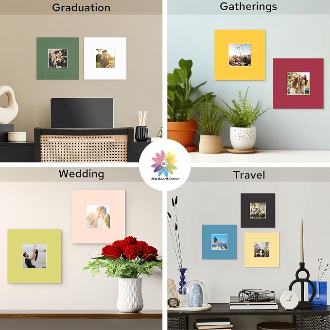 Mat Board Center, 8X8 Mix Color Mats - Image 4