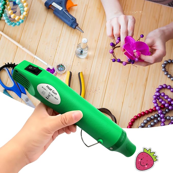 Heat Gun, Mini Hot Air Gun for DIY Crafts Portable Heat Air Gun Tool for - Image 5
