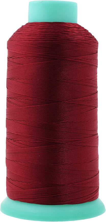 Mandala Crafts Bonded Nylon Thread Maroon Heavy Duty Sewing Threads by MandalaCrafts
