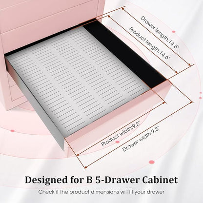 2 Pack PVC Foam Board Inserts for Drawer, Embroidery Floss Storage - Image 2
