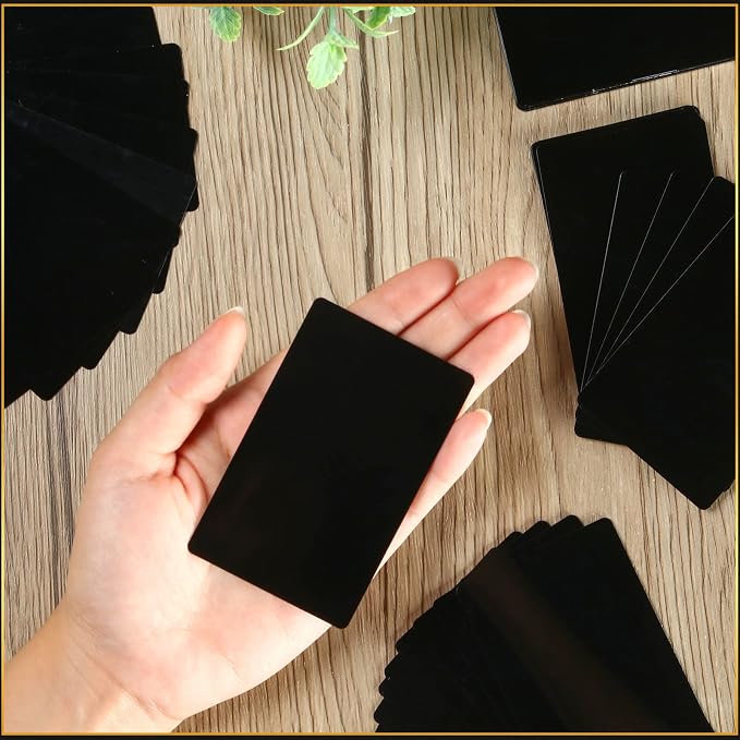 Thenshop 550 Pcs Metal Business Cards Engraving Aluminum Plates - Image 6
