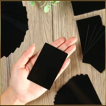 Thenshop 550 Pcs Metal Business Cards Engraving Aluminum Plates - Image 6