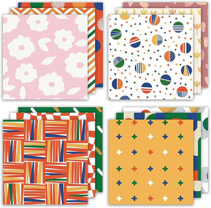 24 Sheets 12 Designs Scrapbook Paper Pad, Scrapbooking DIY Decorative - Image 6