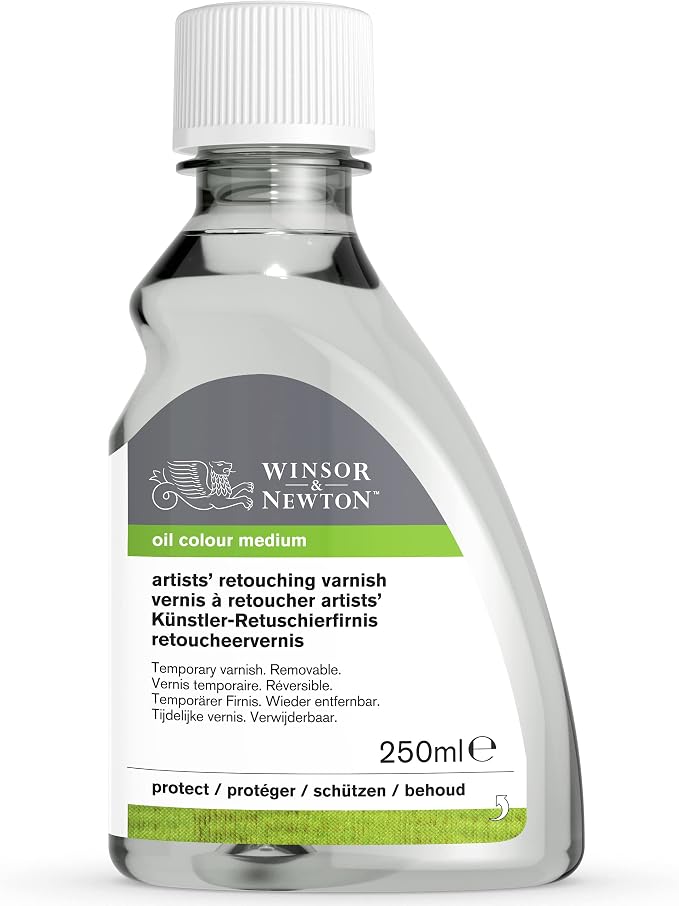 Winsor & Newton Professional Artists' Retouching Varnish, 250ml Bottle - Image 8