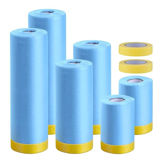 MyLifeUNIT Tape and Drape, 6 Pack Masking Paper by MyLifeUNIT