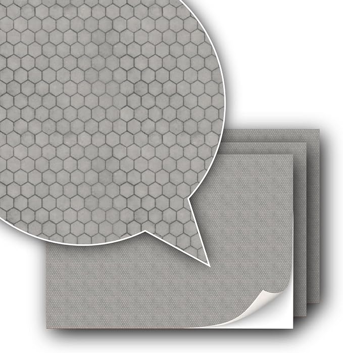 3 Sheets Self-Adhesive Decorative Film Paving Stones and Surfaces by TexturKontor