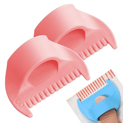 2 PCS 3mm Edge Lock Seam Guide, Mini Sewing Finger Ruler by Unknown