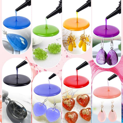 KISREL UV Resin, 20 Colors - 400g UV Resins Kit - Image 3