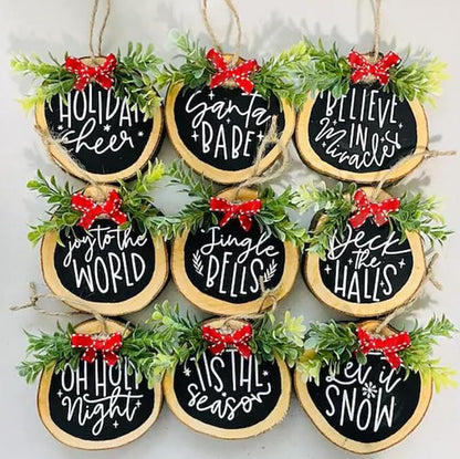 Christmas Stencils for Painting on Wood Slice - Image 6