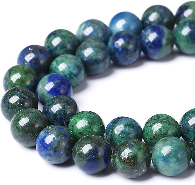 4mm 90pcs Natural Gemstone Beads Lapis Lazuli Chrysocolla Phoenix Stone Round - Image 4