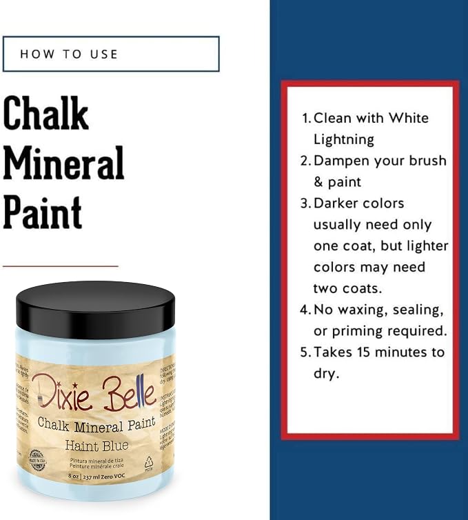 Dixie Belle Paint Company Chalk Finish Furniture Paint - Image 3