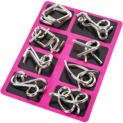 Metal Wire Puzzle Set of 24 - Image 5