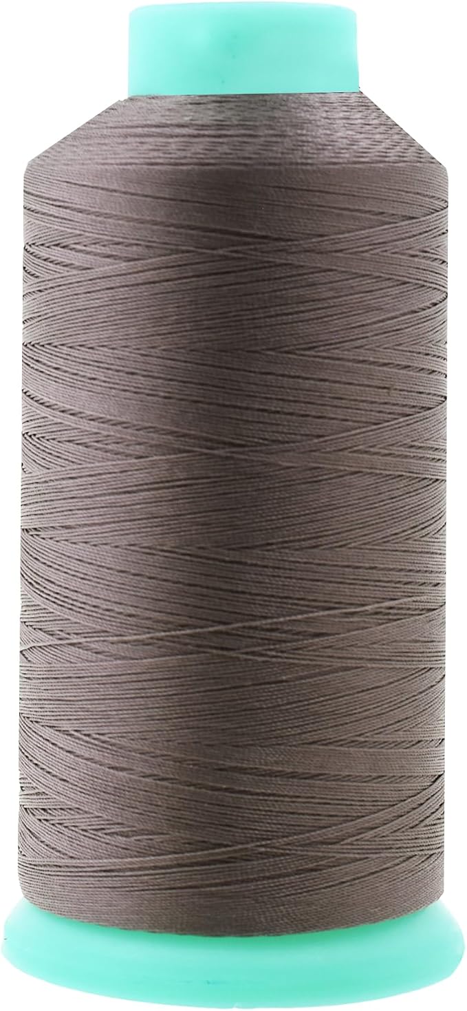 Mandala Crafts Bonded Nylon Thread Taupe Heavy Duty Sewing Threads by MandalaCrafts