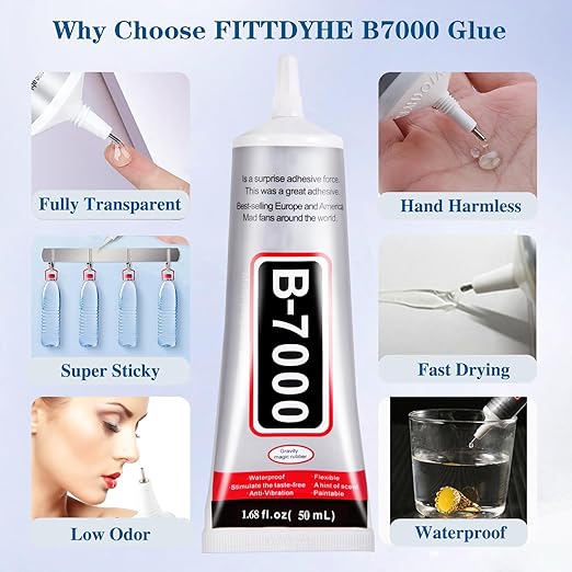 B7000 Glue Clear with Precision Tip，50Ml B7000 Glue Clear - Image 4