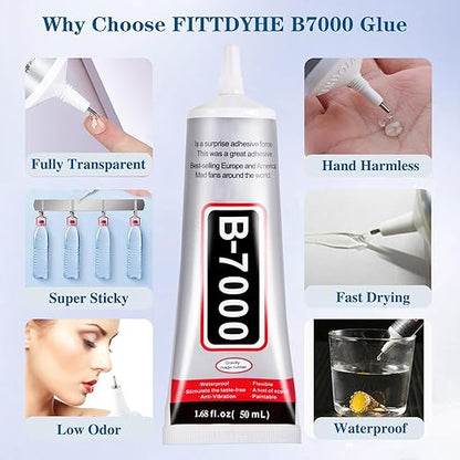 B7000 Glue Clear with Precision Tip，50Ml B7000 Glue Clear - Image 4