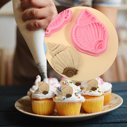 1Pcs Conch Cake Decoration Silicone Mold, Ocean Shell Candy Fondant Molds - Image 3