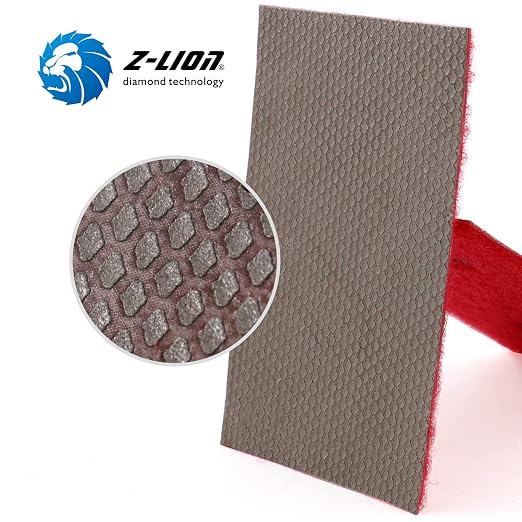 Z-Lion Diamond Abrasive Paper Sheets 400 Grit Diamond Sandpaper Nylon Back - Image 3
