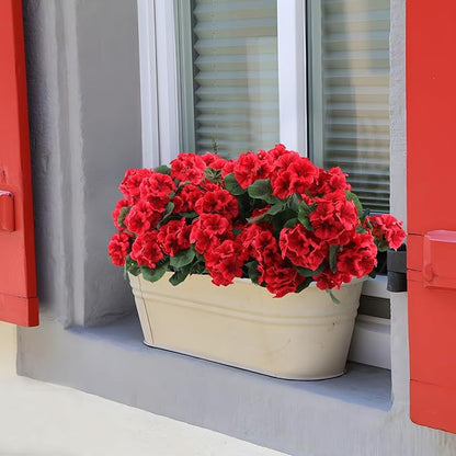 Hananona 12 Pcs Artificial Geranium Flowers - Image 5