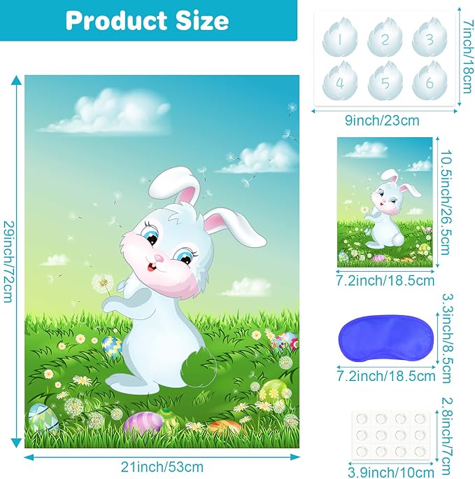 ASTARON Pin The Tail on The Bunny Game - Image 2
