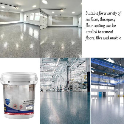 Louis Forest Epoxy Floor Paint, High-Gloss Marble Effect Epoxy Floor Coating - Image 6