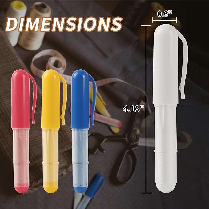 Fabric Chalk Markers -Erase Tailor’s Chalk - Image 2