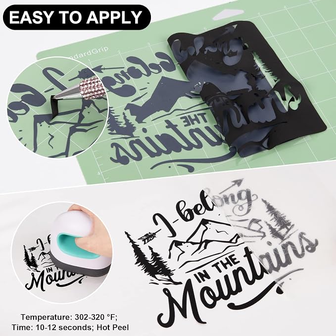 VINYL FROG Heat Transfer Vinyl Roll HTV Vinyl - Image 3