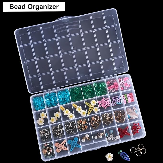 DUOFIRE 32 Grids Bead Organizer, Craft Organizers and Storage - Image 4