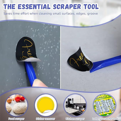 Minatee 18 Pieces Non-scratch Plastic Scraper Tool Multi-purpose Carbon Fiber - Image 7