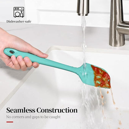 600ºF Heat Resistant Spatulas, High Heat Food Safe Semless Kitchen Silicone - Image 9