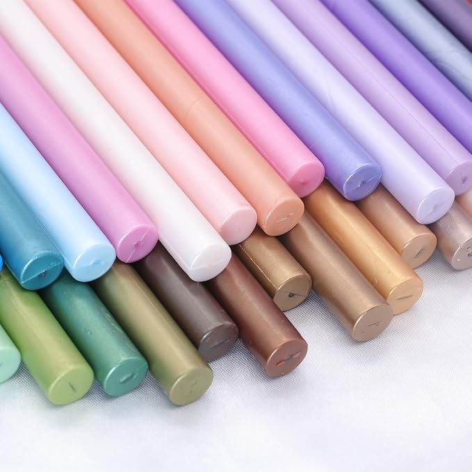 Pale Blue Wax Seal Sticks, HOSEALING Glue Gun Sticks - Image 4