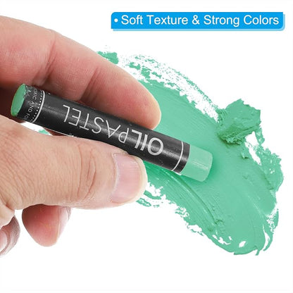 PATIKIL Dark Green Oil Pastels - Image 4