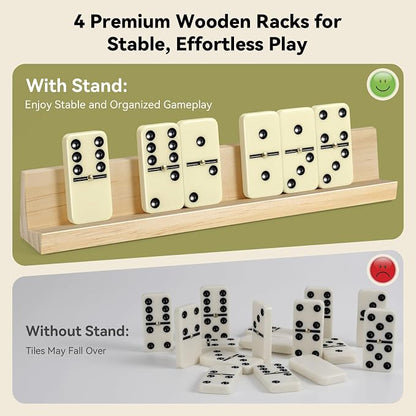 BATURU Double 6 Dominos Set for Adults - Image 3