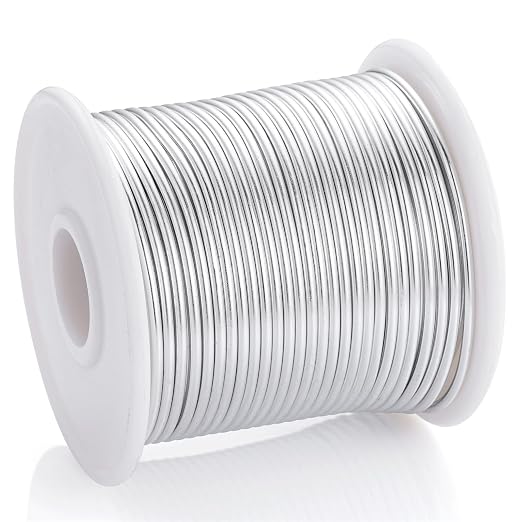 12 Gauge Sliver Aluminum Craft Wire - Image 2