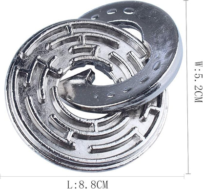 Brain Teaser Puzzle for Adults Puzzles Metal Hole Lock Adult Educational Toy - Image 5