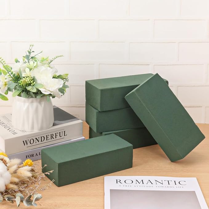 IHDYPPEW 16 PCS Green Floral Foam Blocks, 7.8"L x 2.4"W x 3.54"H Floral Foam - Image 4