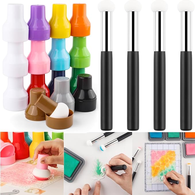 19PCS/Sets Sponge Applicator Ink Applicator by CYFUNDESIGN
