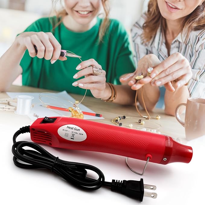 Heat Gun, Mini Hot Air Gun for DIY Crafts Portable Heat Air Gun Tool for - Image 7