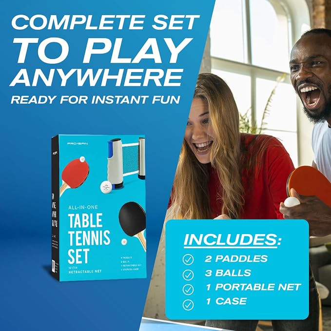 PRO SPIN All-in-One Ping Pong Set - Image 2